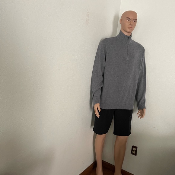 Patagonia Sweater Men's Gray -Quarter Zip-Size none measurements In the Photos - Picture 6 of 16